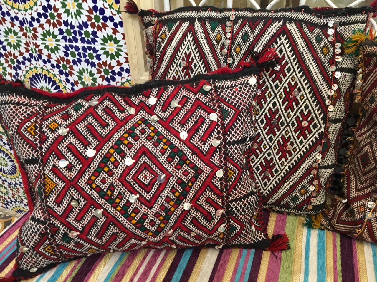 Moroccan sales kilim pillows